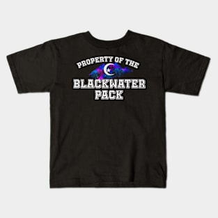 Property of Blackwater w/Mountains Kids T-Shirt